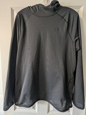 Mountain Hardware Men's Airmesh Long Sleeve Hoody - Medium, Dark Storm (Black)